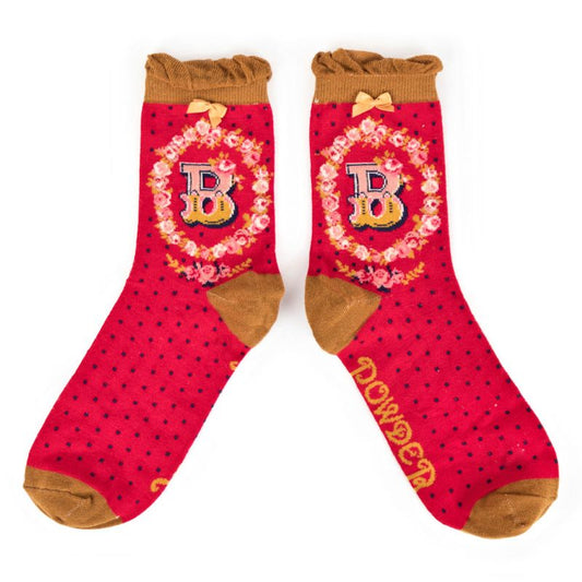 Alphabet socks - A to D