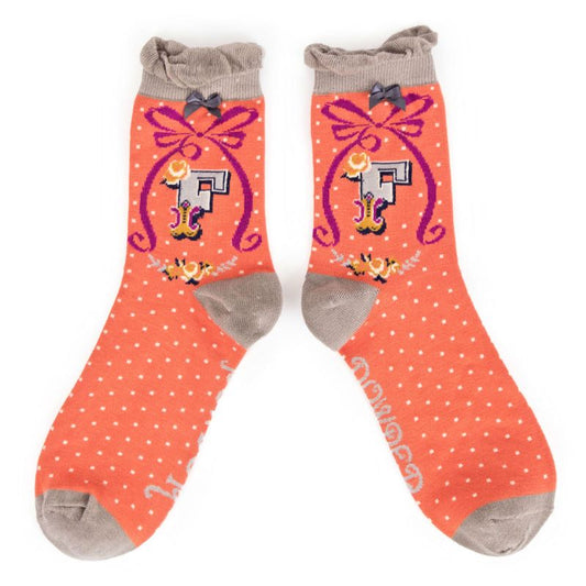 Alphabet socks - E to H