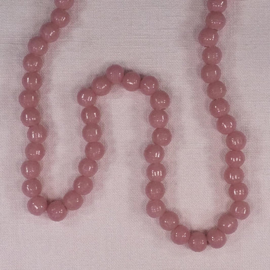 8 mm round vintage Japanese spun glass beads