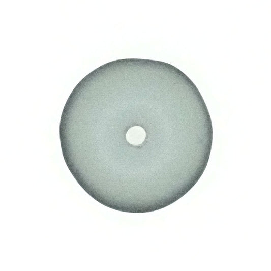 9 mm frosted blue flat rondelles