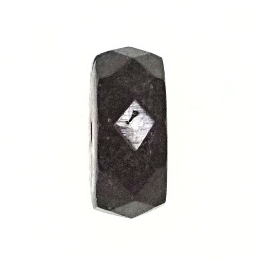 12 mm faceted amethyst glass rondelles