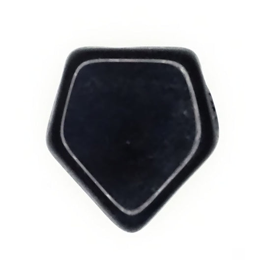 Top-drilled navy blue beads