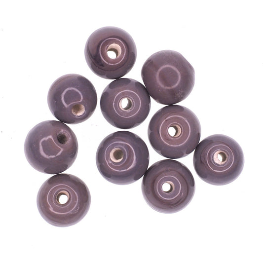 Lavender stripe bead