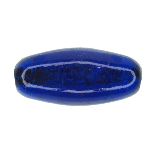 Cobalt blue tube beads