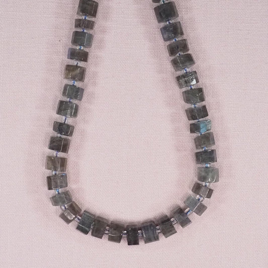 4 mm to 6 mm labradorite rondelles