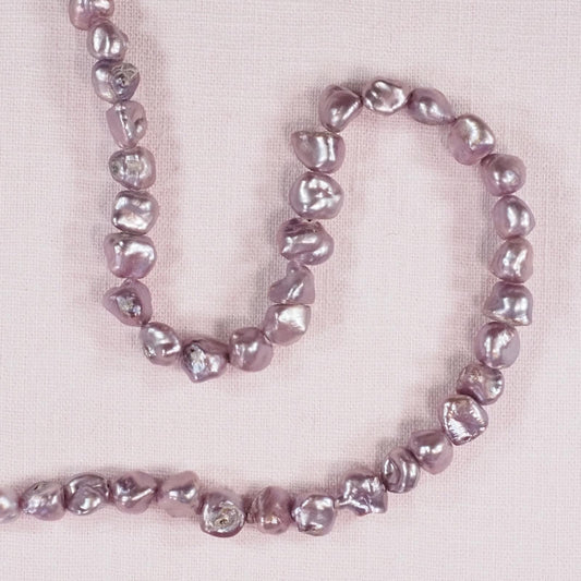 8 mm lavender petite Baroque pearls