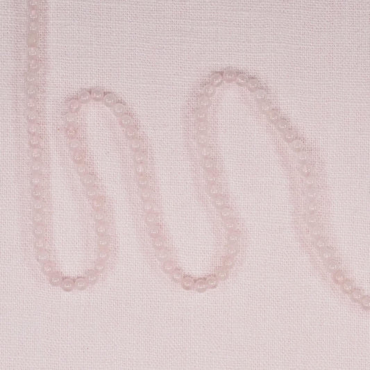 3 mm round pink rose quartz beads