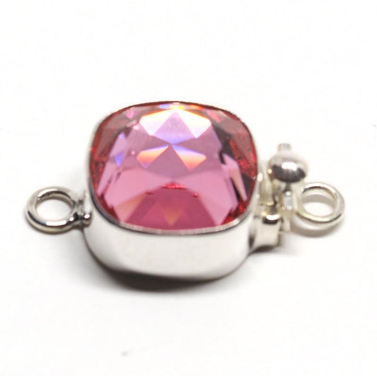 Light rose Swarovski clasp
