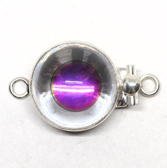 Swarovski eyeball clasp