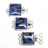 Blue abstract clasp
