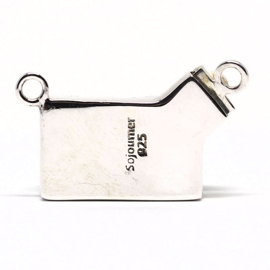 Green alabaster pendant clasp