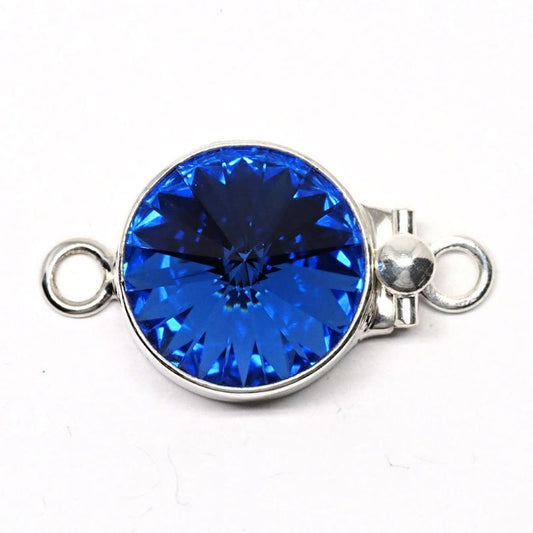 Light Sapphire Swarovski clasp