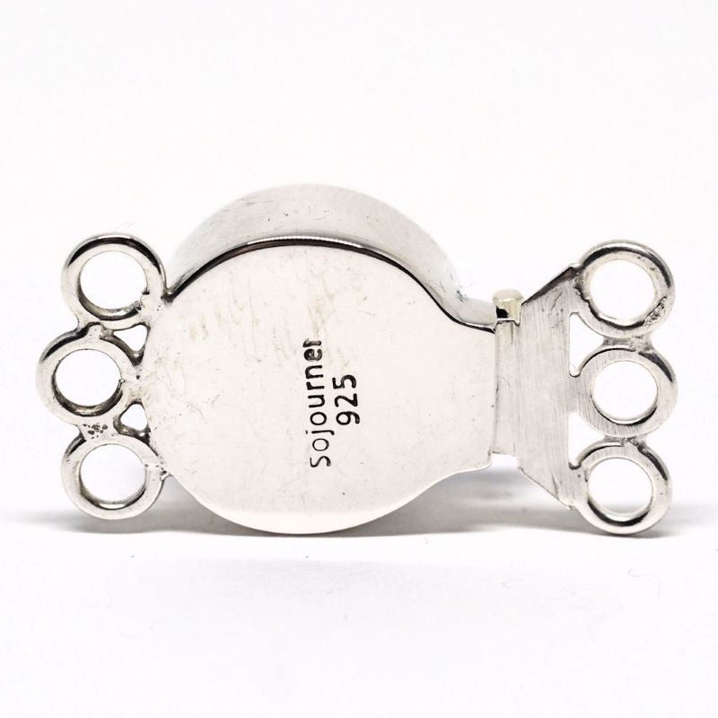 Light Sapphire Swarovski clasp