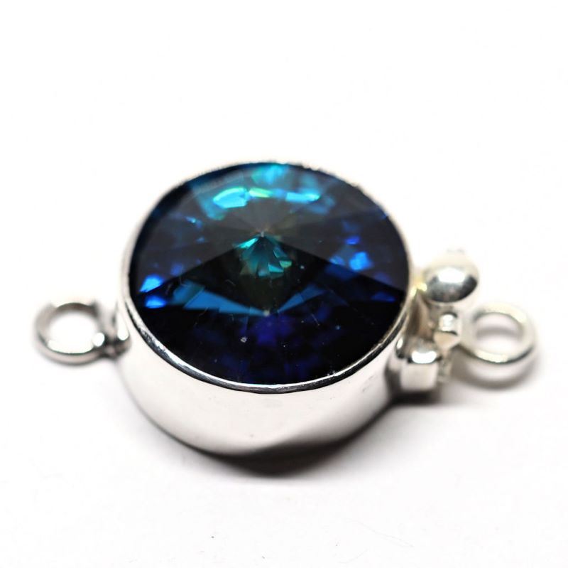 Bermuda blue Swarovski clasp