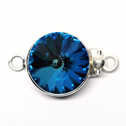 Bermuda blue Swarovski clasp