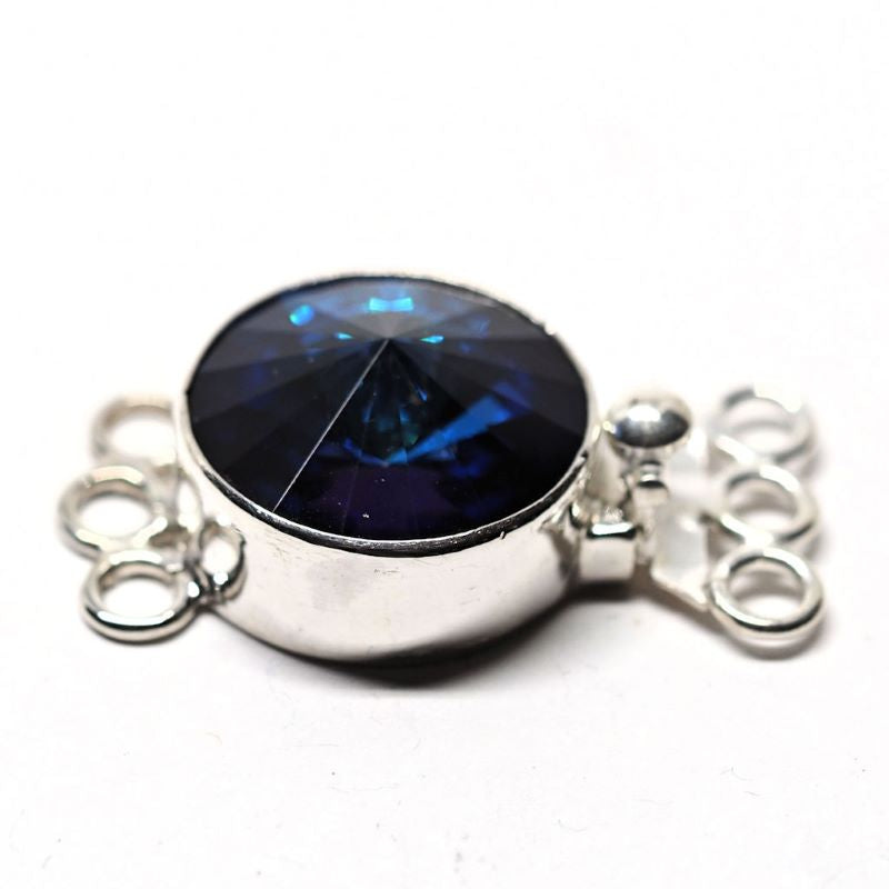 Bermuda blue Swarovski clasp
