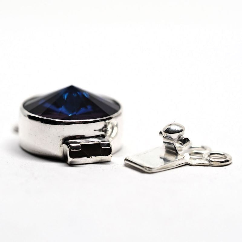 Bermuda blue Swarovski clasp