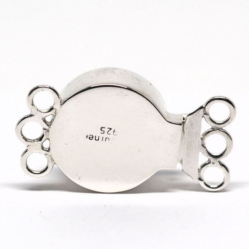 Bermuda blue Swarovski clasp
