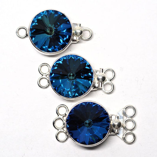 Bermuda blue Swarovski clasp