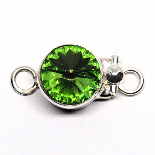 Tiny Swarovski sphinx clasp