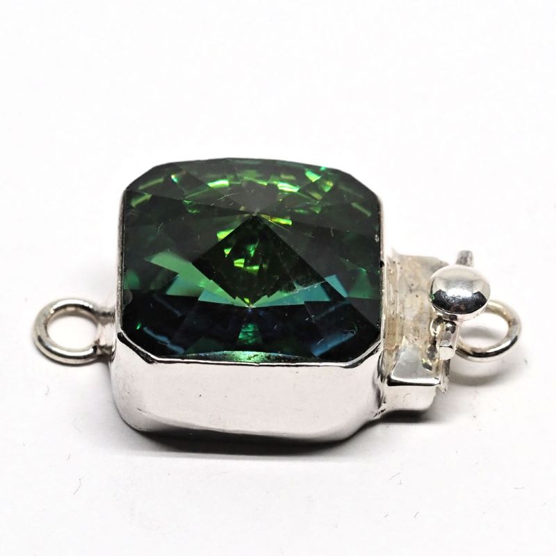 Gold sphinx Swarovski square clasp