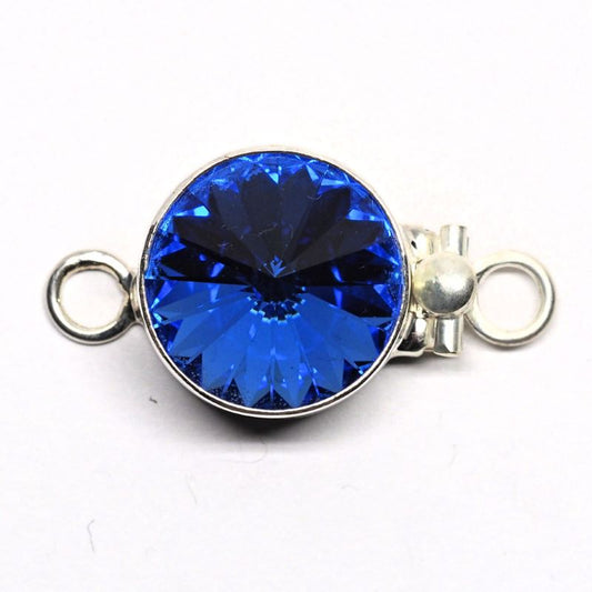 Swarovski sapphire clasp