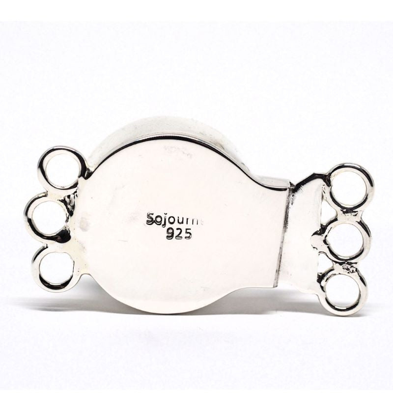 Gold sahara Swarovski round clasp