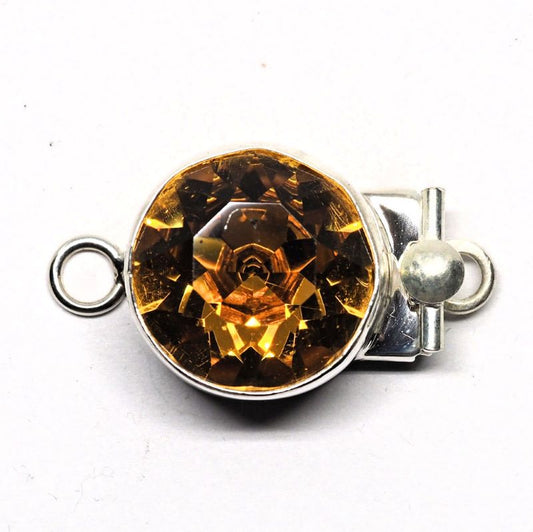 Topaz dentelles Swarovksi clasp