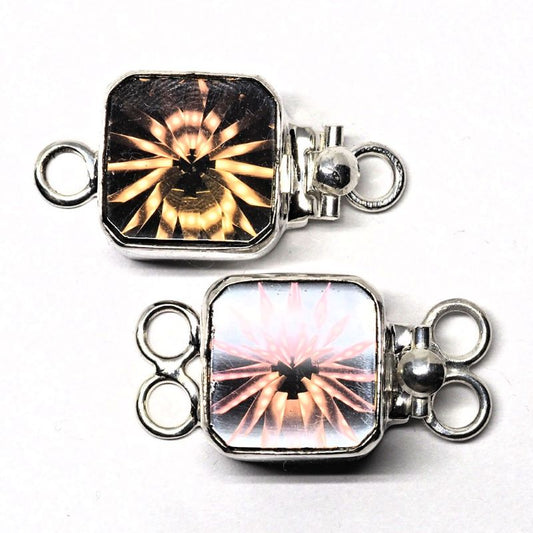 Gold tabac Swarovski clasp