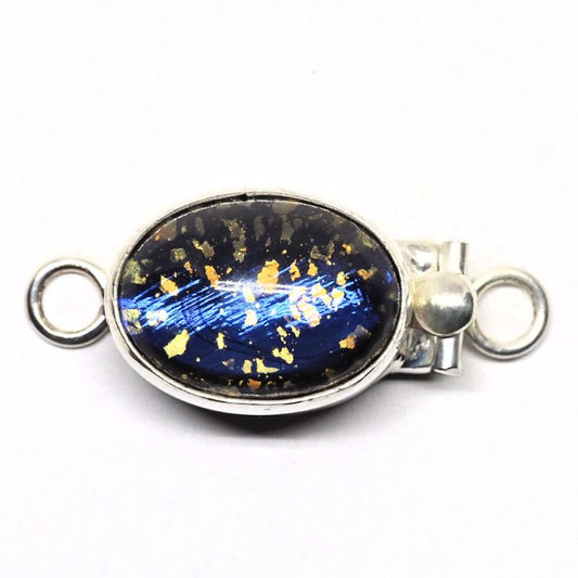 Blue starry sky clasp
