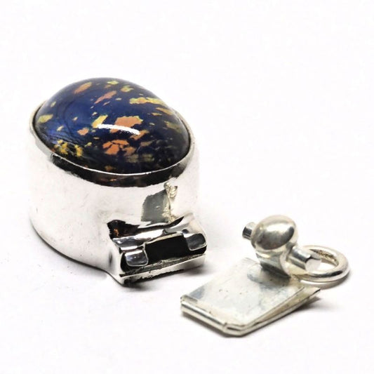 Blue starry sky clasp