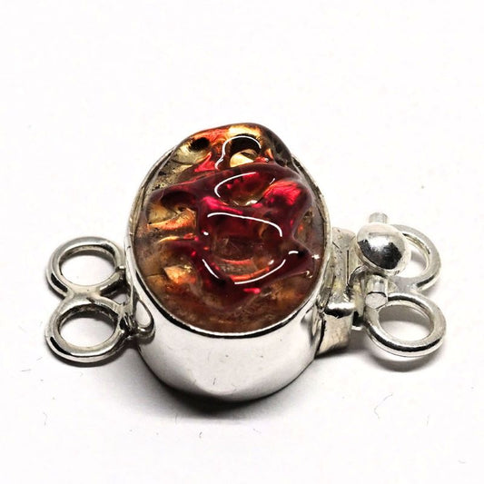 Red wine bracelet clasp