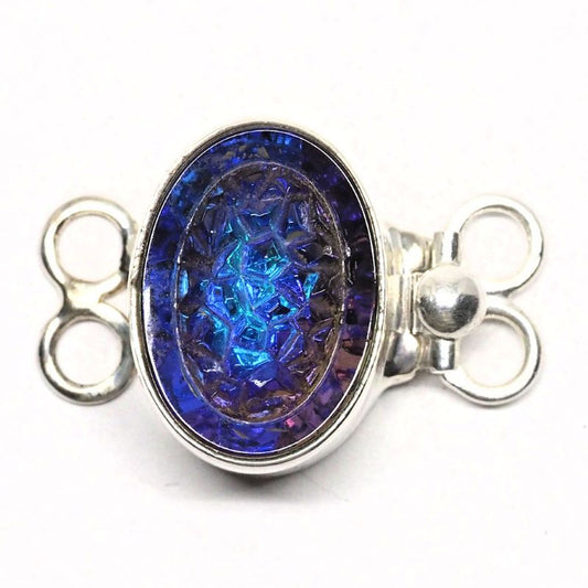 Heliotrope rock stone bracelet clasp