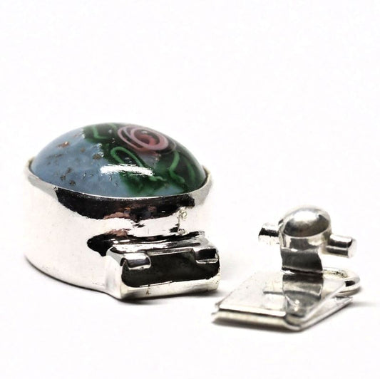 Czech lampwork clasp