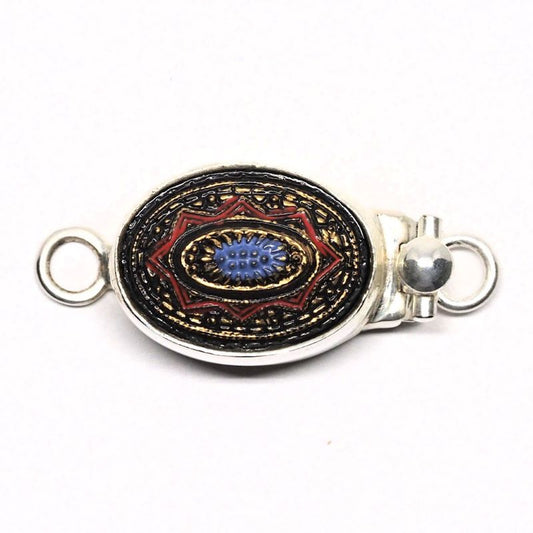 Tiny medallion clasp