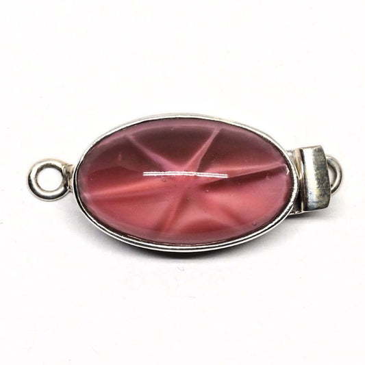 Pink starburst clasp