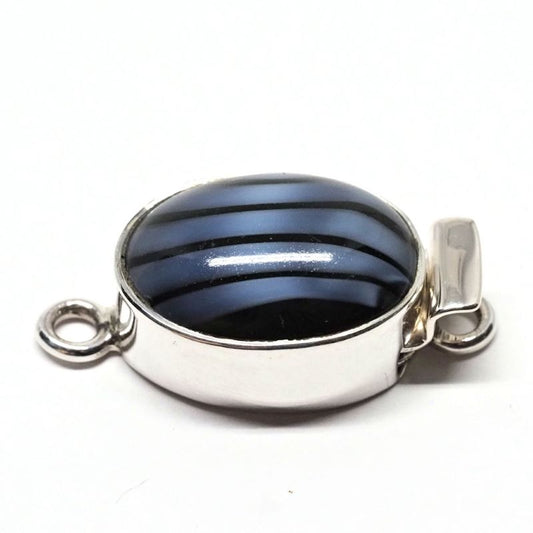 Black and blue clasp