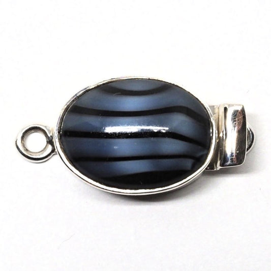 Black and blue clasp