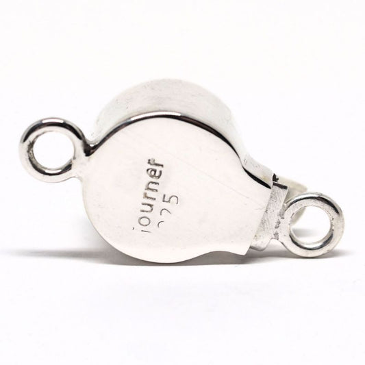 Small green polka dot clasp