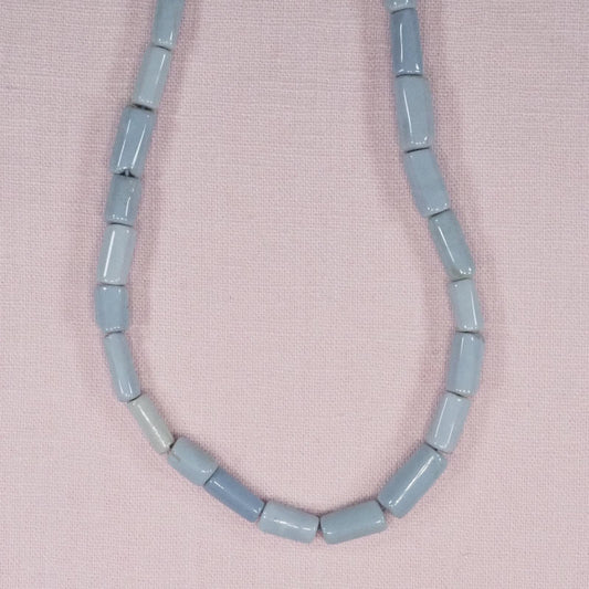 12 mm to 16 mm by 6 mm irregular African opal cylinders