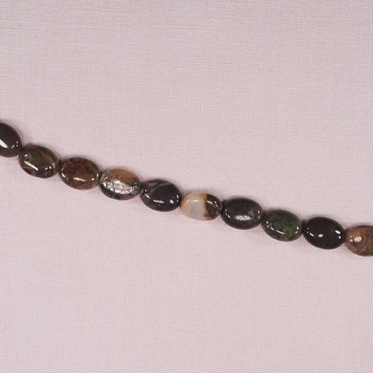 Red forest agate lozenges