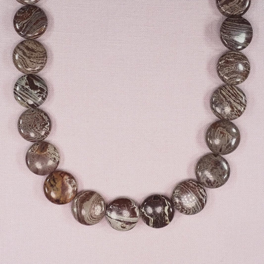 Fancy jasper round beads