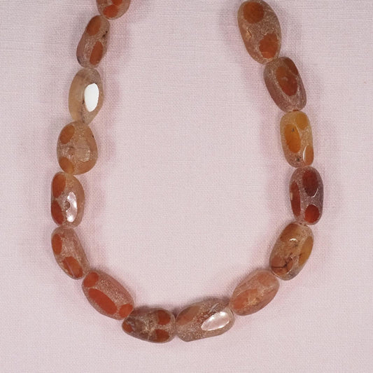 Polka dot agate chunks