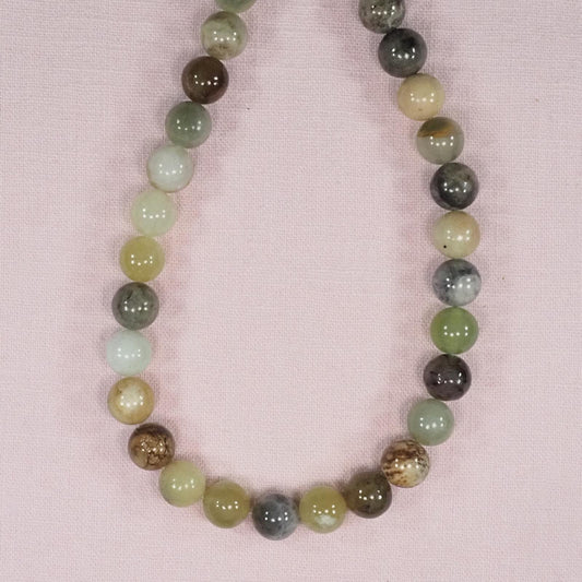 10 mm round mixed jasper beads
