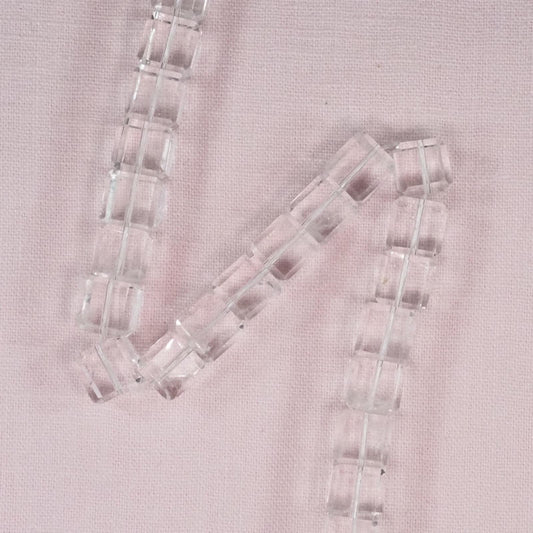 10 mm by 10 mm quartz square beads