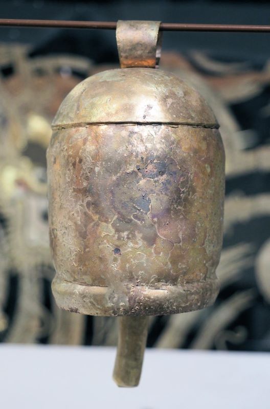 Hand-made copper bell, 7.5 inch