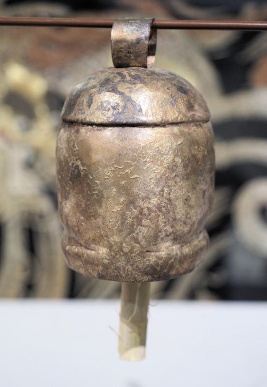 Hand-made copper bell, 5.5 inch