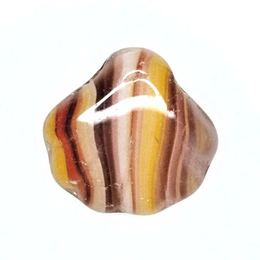 Random funky striped shell beads