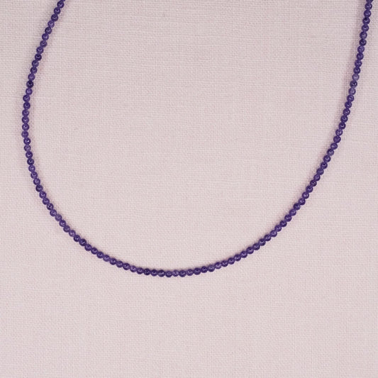 2 mm amethyst round beads