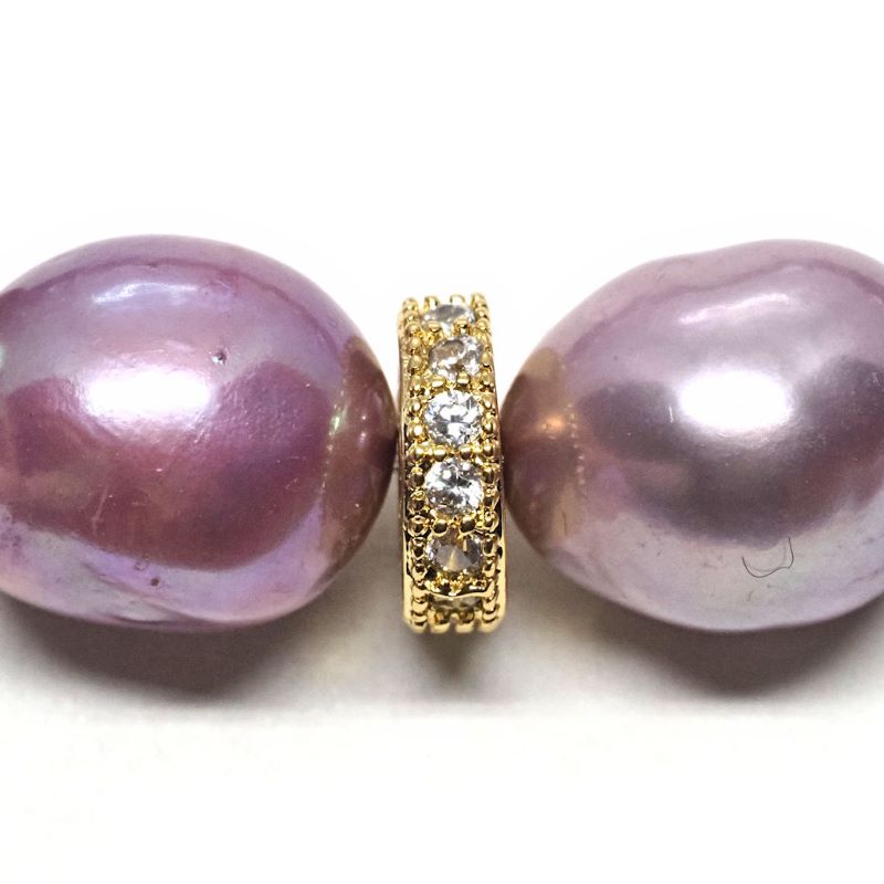 Purple and gold bracelet